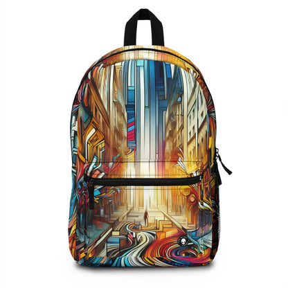 "Ecosistema urbano: una fusión de graffiti" - The Alien Backpack Graffiti Art