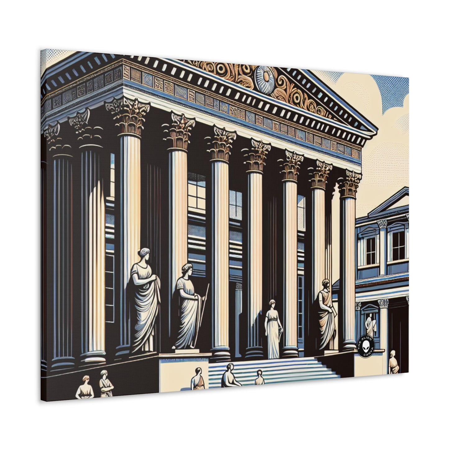 "Neoclassical Urban Elegance" - The Alien Canva Neoclassicism