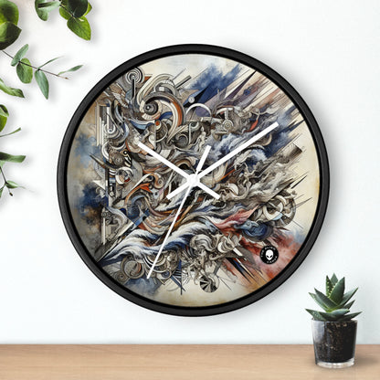 Titre : « Défier les tabous : au-delà des frontières de l'art transgressif » - The Alien Wall Clock Transgressive Art