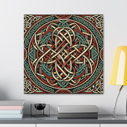 "Majestic Celtic Vision: una fascinante obra de arte inspirada en los acantilados de Moher" - The Alien Canva Celtic Art