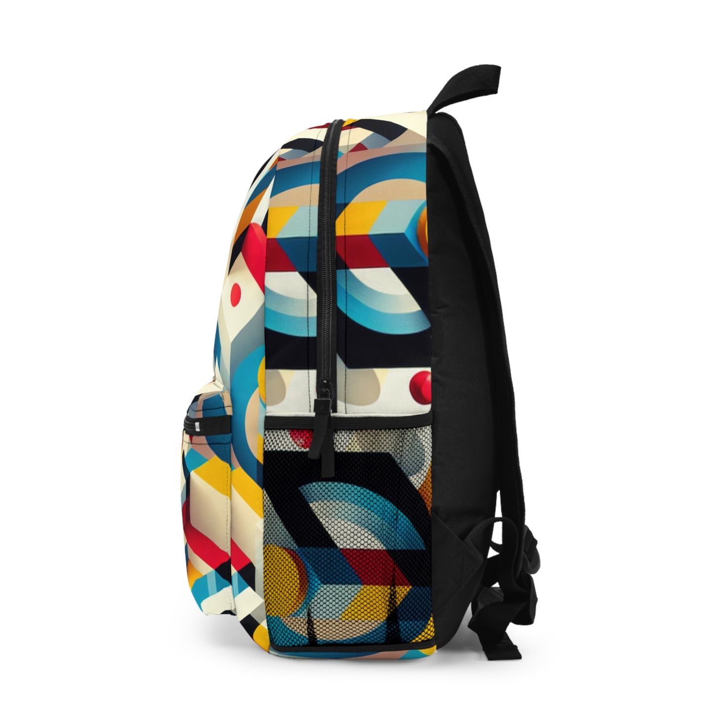 "Harmonious Balance: Geometric Abstract Art" - The Alien Backpack Geometric Abstraction