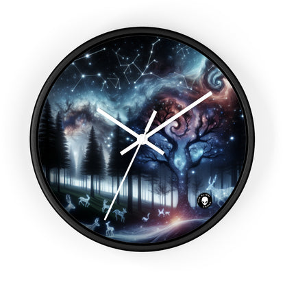 "Galactic Oasis" - The Alien Wall Clock