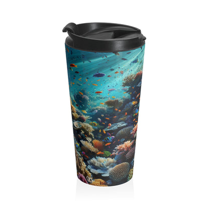 "Underwater Paradise: The Jewel of the Sea" - The Alien Stainless Steel Travel Mug