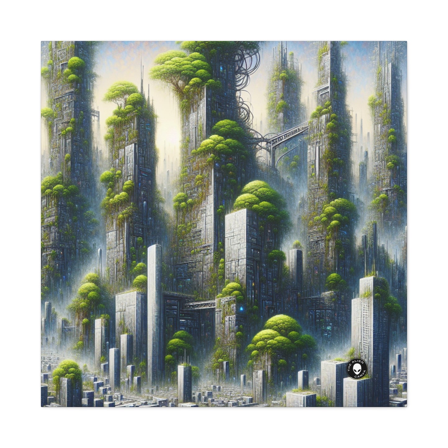 "Biodome Cityscape" - The Alien Canva