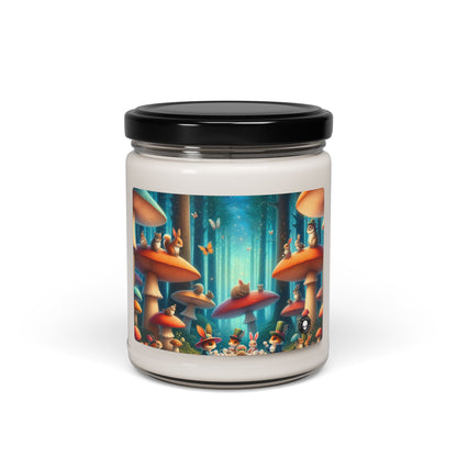 "Mushroom Wonderland: A Magical Tea Party" - The Alien Scented Soy Candle 9oz