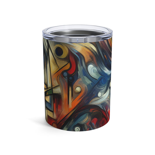 "Tempestuous Majesty" - El expresionismo del vaso alienígena de 10 oz