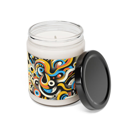 "Dada Fusion: A Whimsical Chaos of Everyday Objects" - The Alien Scented Soy Candle 9oz Neo-Dada