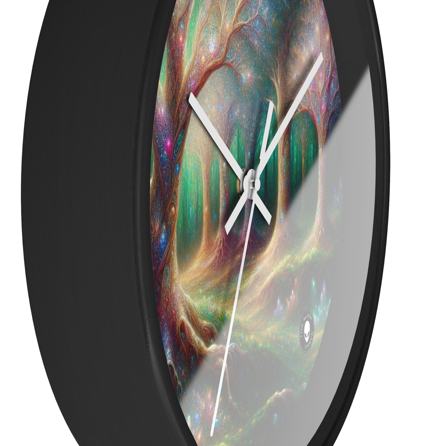 "Crystal Forest Fantasia" - L'horloge murale extraterrestre