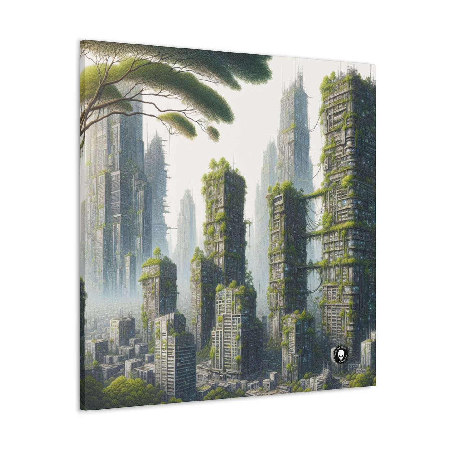 "Nature's Resurgence: The Urban Jungle" - The Alien Canva