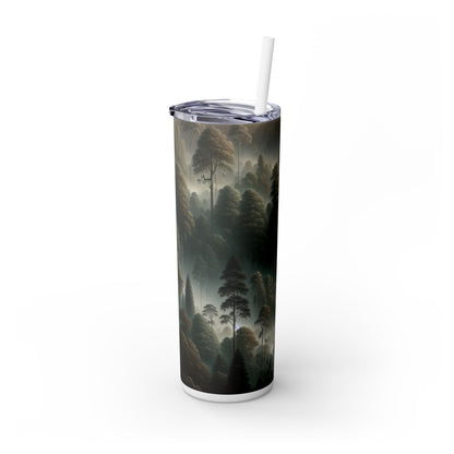 "Misty Forest Retreat": vaso estrecho con pajita de 20 oz de Alien Maars®