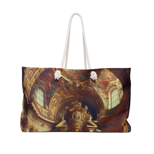 "Masquerade Majesty: A Regal Baroque Ballroom" - The Alien Weekender Bag Baroque