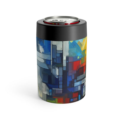 "Progreso optimista: una obra de arte abstracta" - The Alien Can Holder Abstract Art