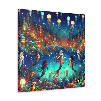 "Glowing Jellyfish City: A Whimsical Underwater World" - The Alien Canva