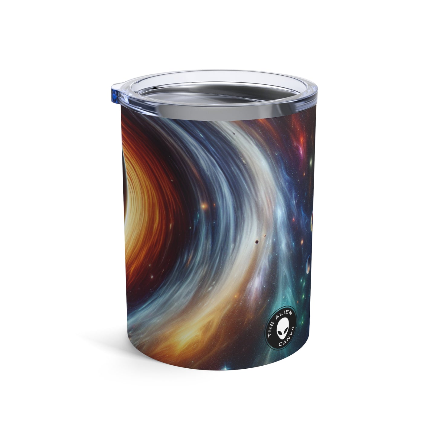 « Vortex galactique : la danse colorée des étoiles et des planètes » - Le verre Alien 10oz