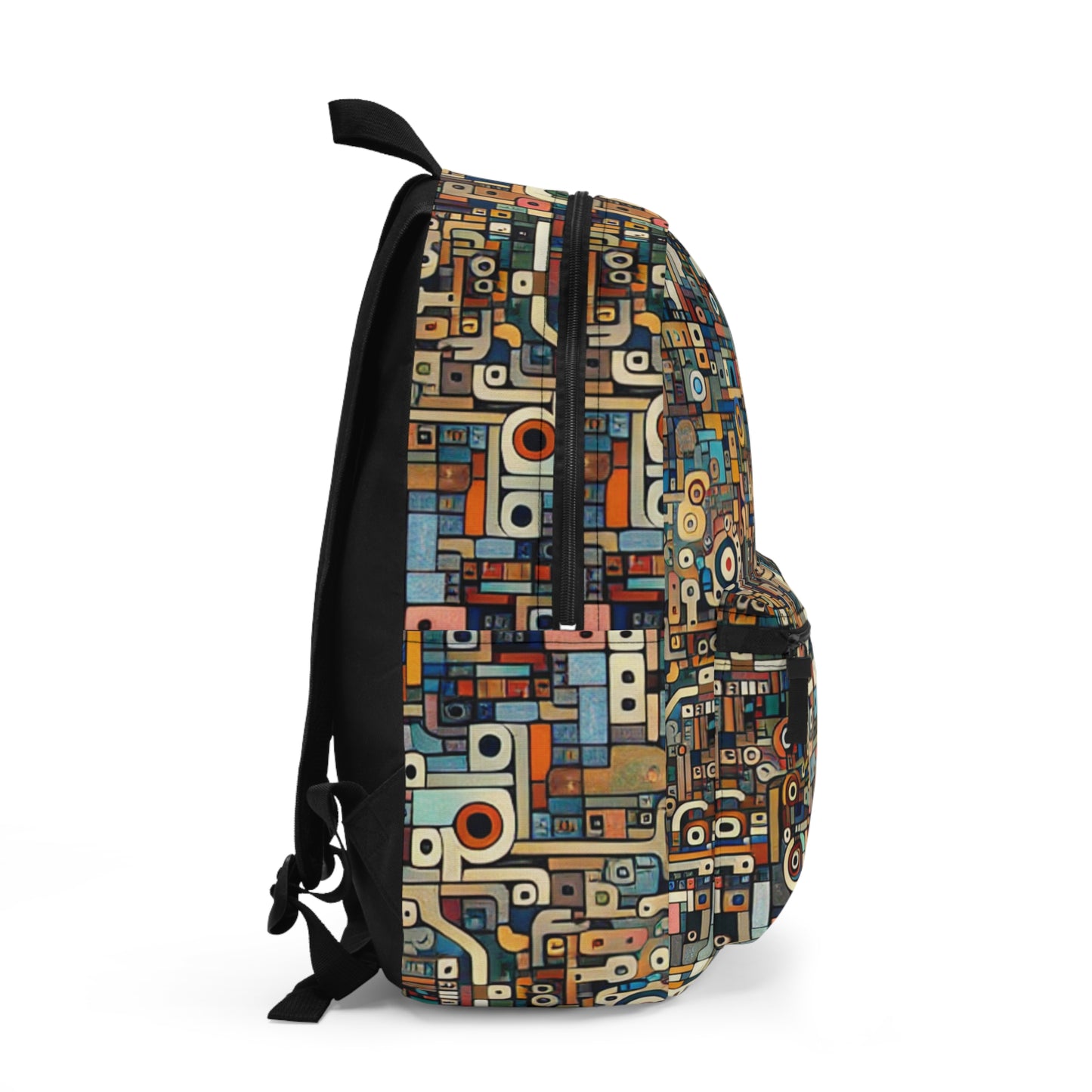 "Neon Nights: Art Brut Reflection of Urban Chaos" - The Alien Backpack Art Brut