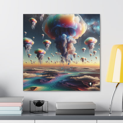 "Jellyfish Sky: Un mundo surrealista" - The Alien Canva