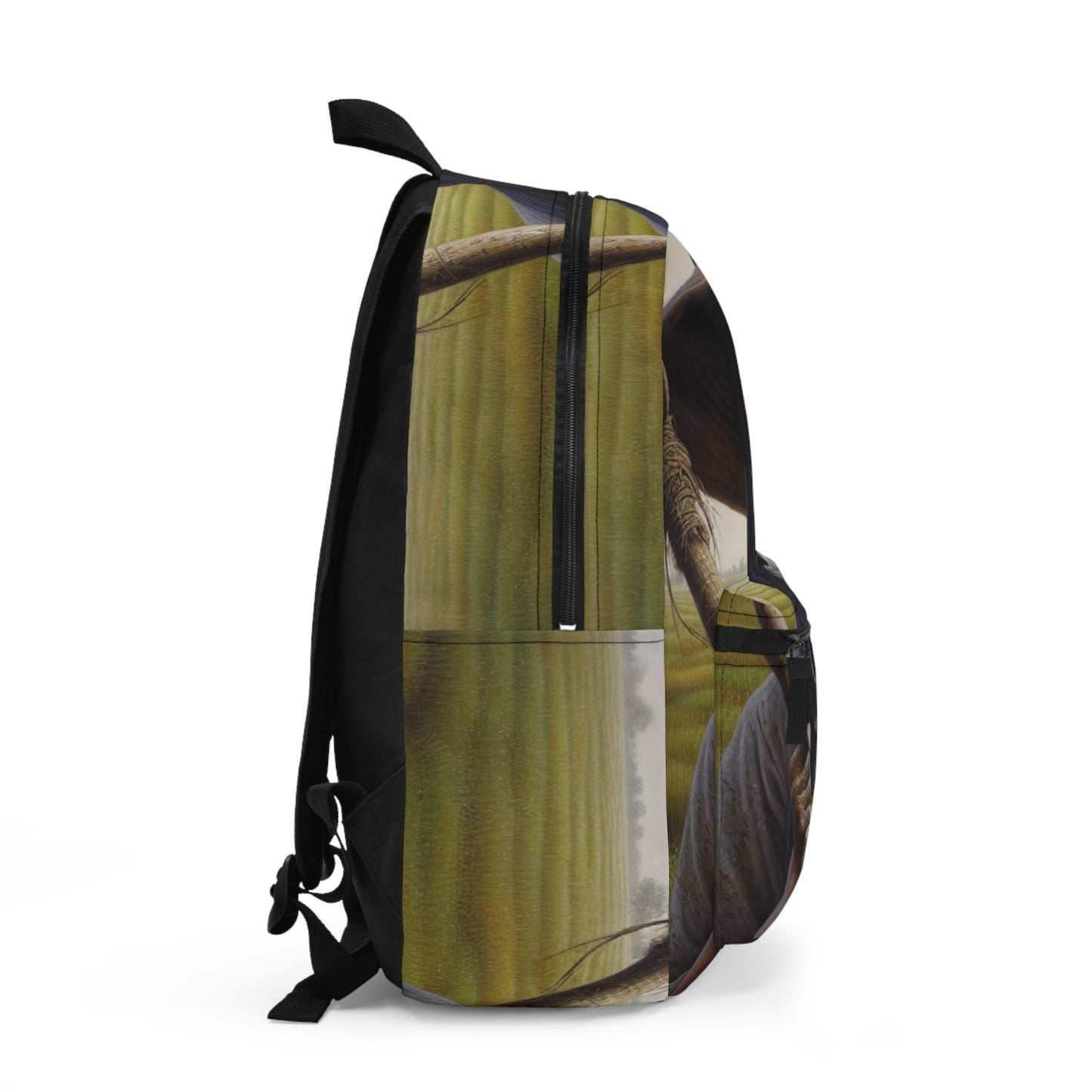 "Farmer in the Fields: A Weathered Reflection" - The Alien Backpack