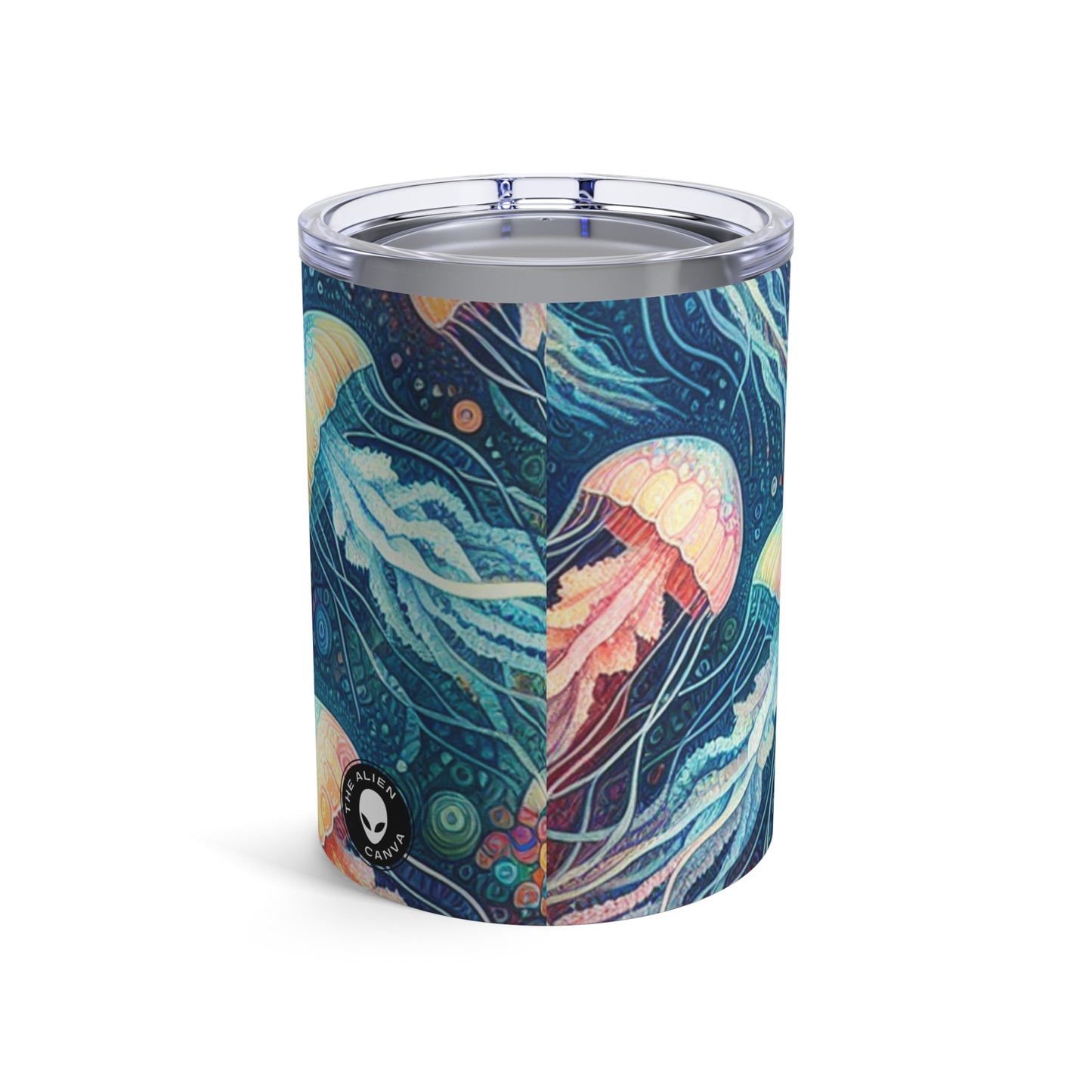 « Danse lumineuse des profondeurs » – Le verre Alien 10 oz