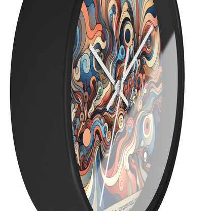 "Unleashing the Unconscious: A Surrealistic Exploration" - The Alien Wall Clock Surrealist Automatism