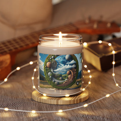 "Sahara Sands: Aerial Earth Art Installation" - The Alien Scented Soy Candle 9oz Earth Art