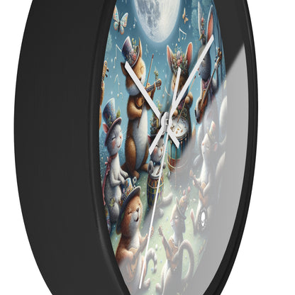 "Moonlit Melodies in the Enchanted Forest" - The Alien Wall Clock