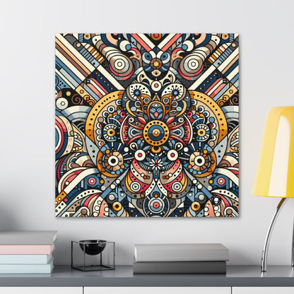 "Moroccan Mosaic Masterpiece" - The Alien Canva Pattern Art