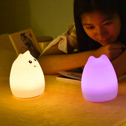 Veilleuse LED à capteur tactile en Silicone pour enfants, bébés et enfants