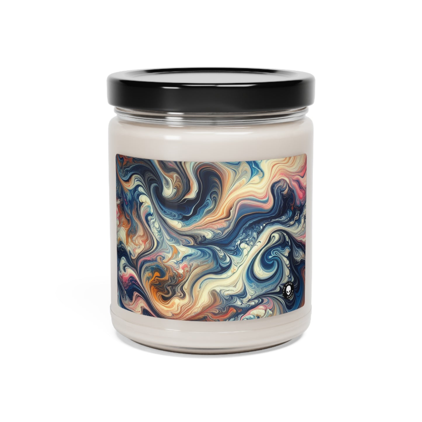 Lush Rainforest: Acrylic Pouring Inspired by Tropical Beauty - The Alien Scented Soy Candle 9oz Acrylic Pouring