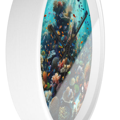 "Underwater Paradise: The Jewel of the Sea" - The Alien Wall Clock