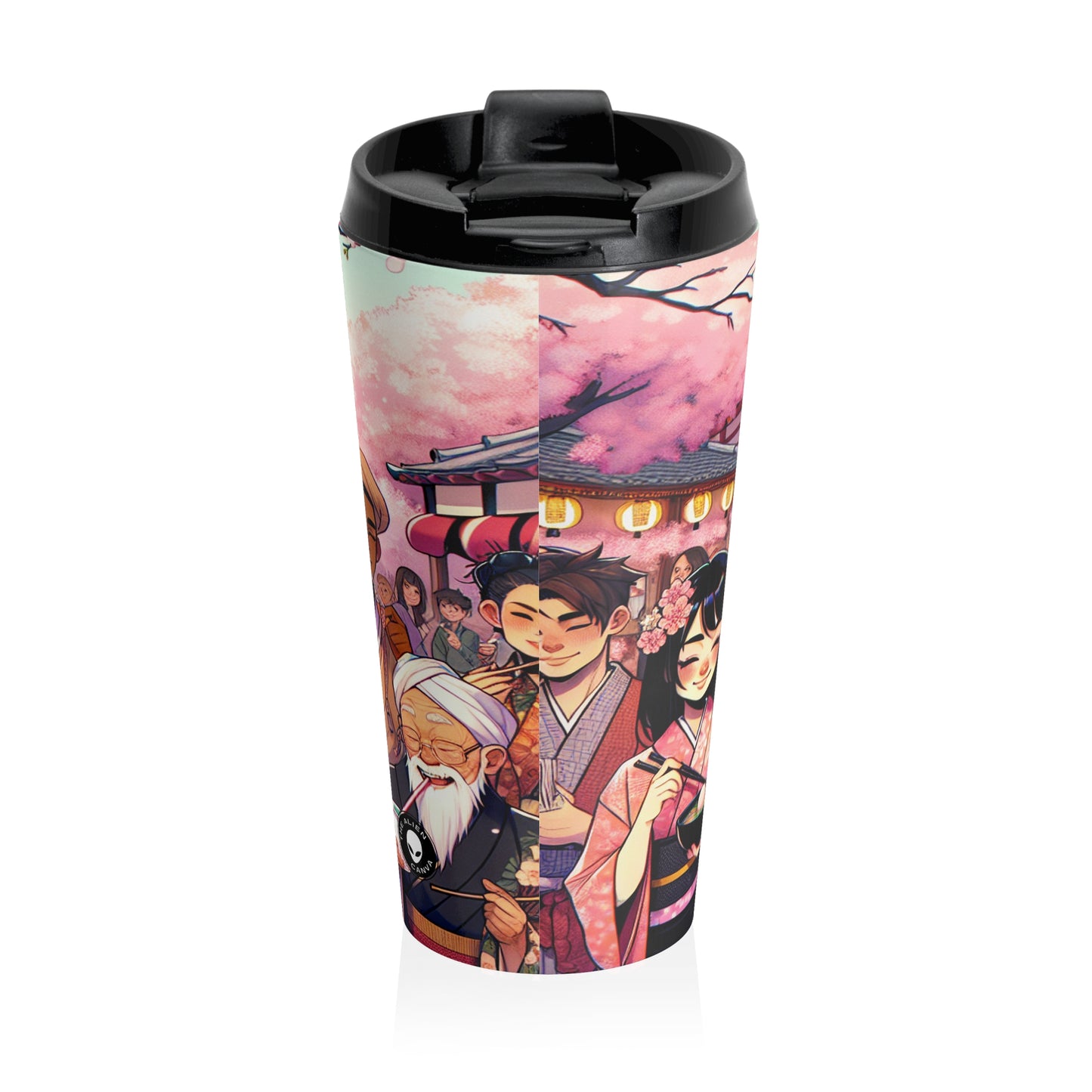 "Brush of Wonders: An Artist's Awakening" - The Alien Stainless Steel Travel Mug Manga/Anime Art