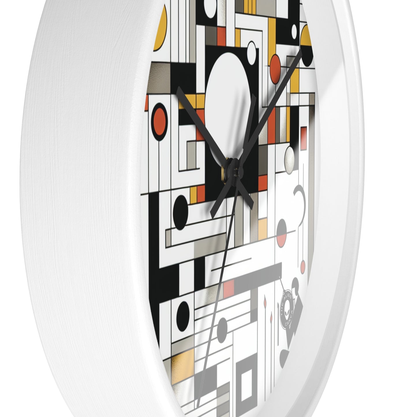 "Equilibrio en abstracto: suprematismo geométrico" - El suprematismo del reloj de pared alienígena