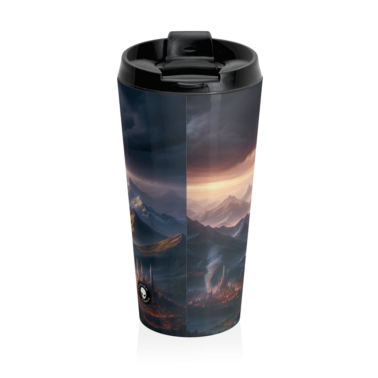 "Sauron's Reclamation: The Darkening of Middle Earth" - The Alien Stainless Steel Travel Mug