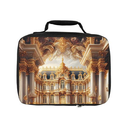 "Regal Splendor: A Gold-Plated Baroque Palace" - The Alien Lunch Bag Baroque Style