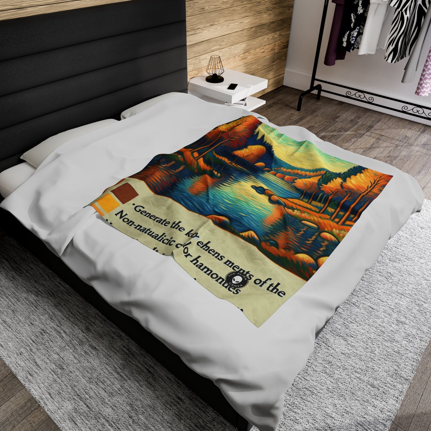 "Untamed Jungle: Expressive Fauvist Imagery" - The Alien Velveteen Plush Blanket Fauvism