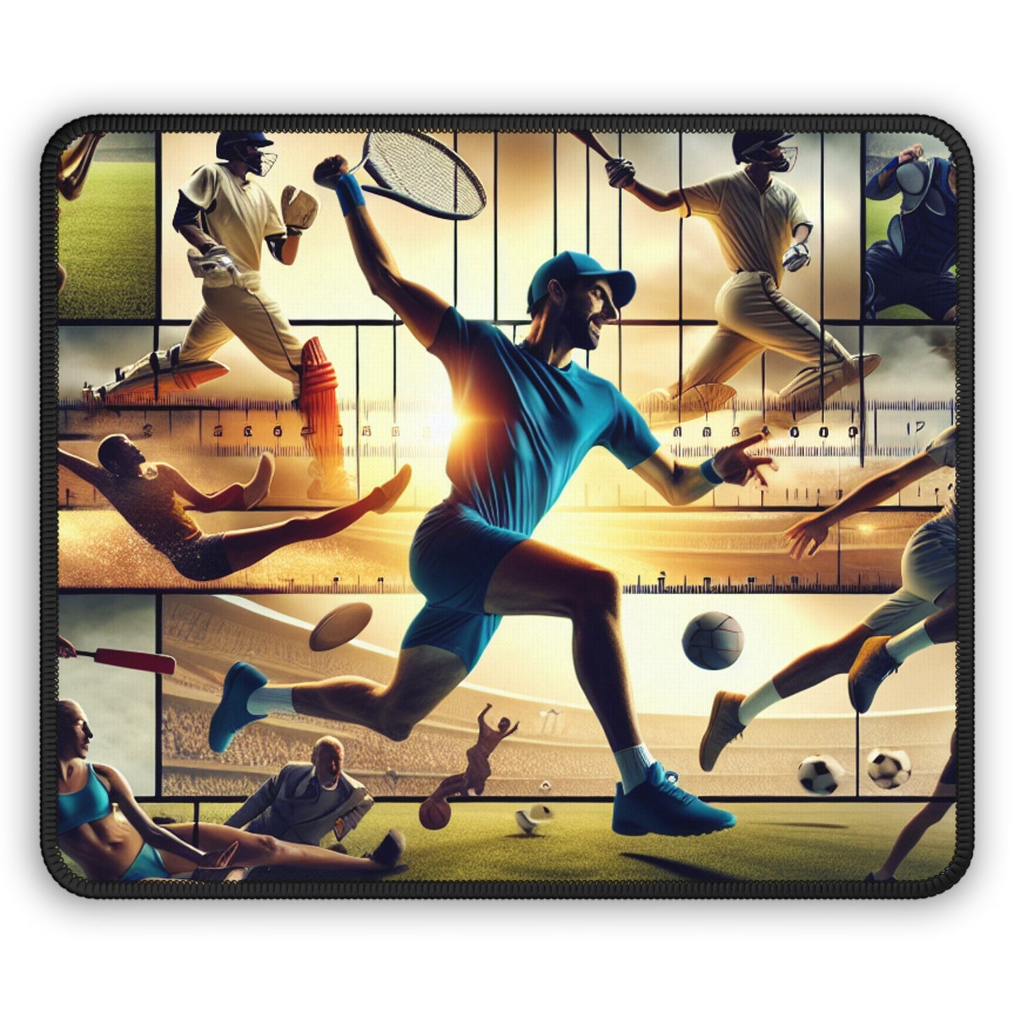 "Sports Synthesis: A Video Art Piece" - The Alien Gaming Mouse Pad Estilo videoarte