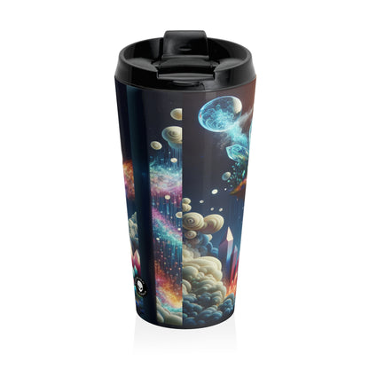 Dreamscape Delights - La tasse de voyage en acier inoxydable Alien