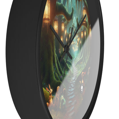 "Enchanted Forest Adventure" - The Alien Wall Clock