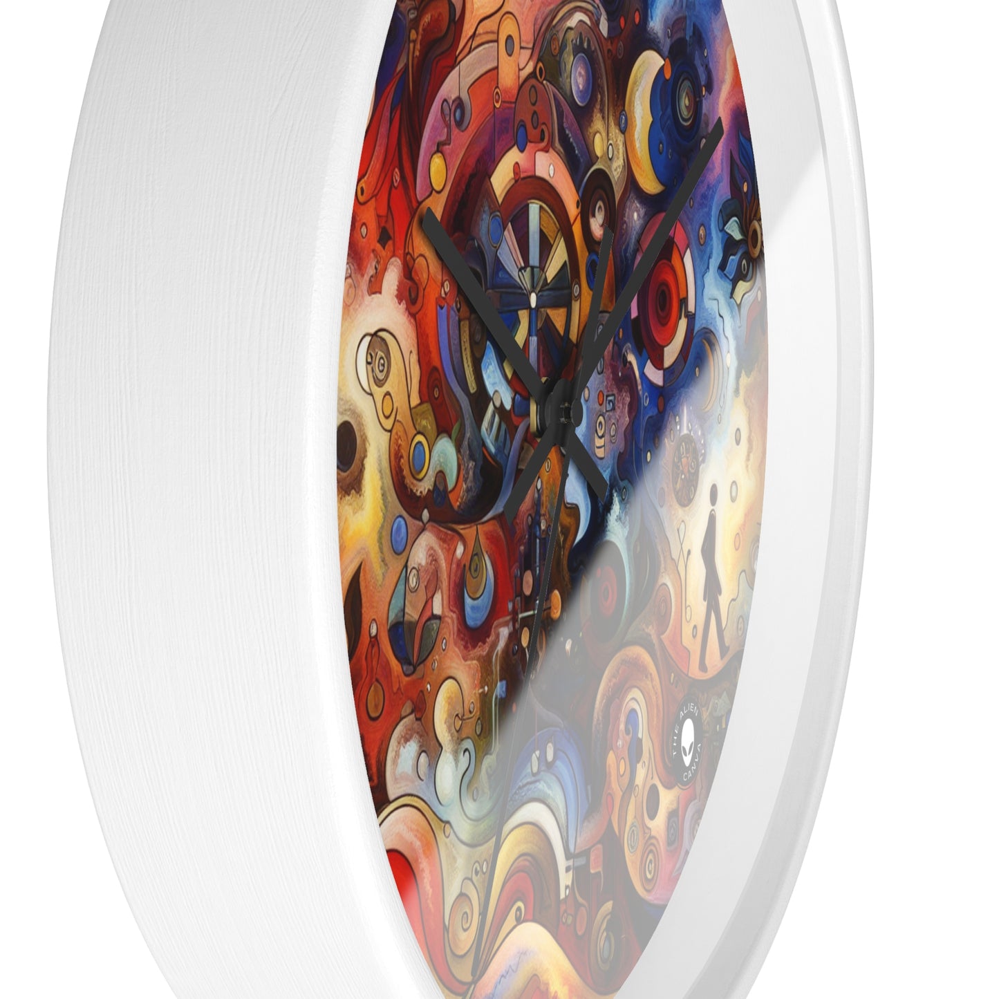 "Eternal Bloom and Fleeting Time" - Le symbolisme de l'horloge murale extraterrestre