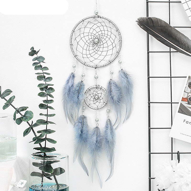 Modern simple looking up at the starry sky series dream catcher