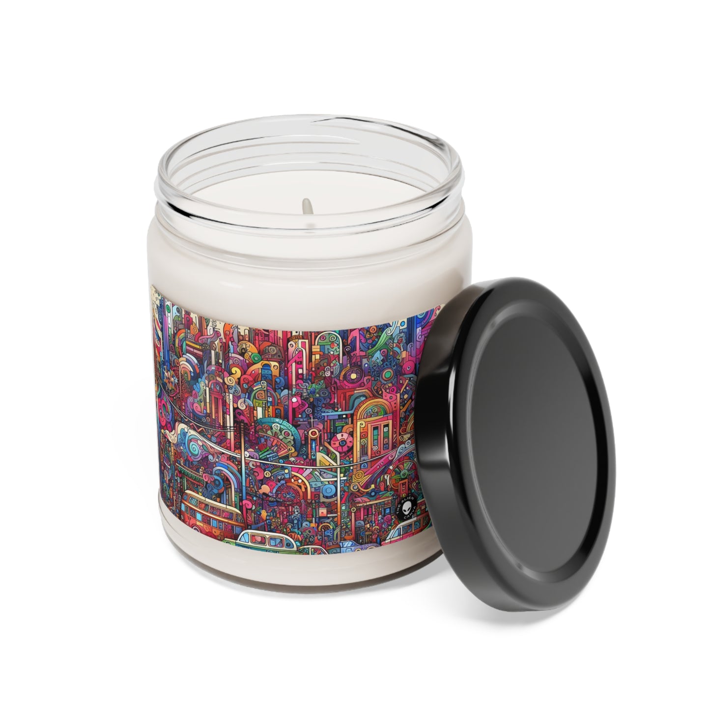 "Unity in Diversity: A Graffiti Mural of the Animal Kingdom" - The Alien Scented Soy Candle 9oz Graffiti Art