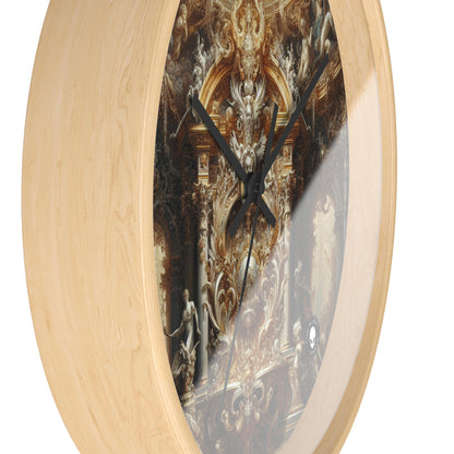 "Baroque Banquet: A Feast of Opulence" - The Alien Wall Clock Baroque