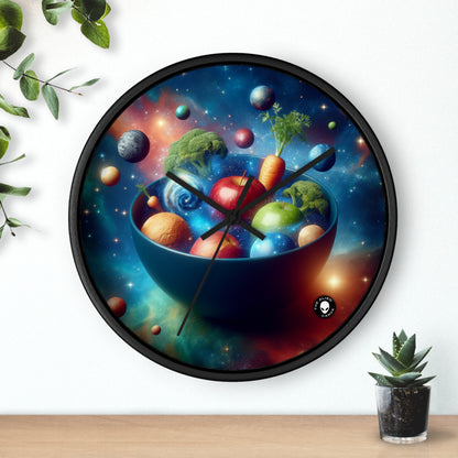 "Galactic Fruit Salad" - The Alien Wall Clock