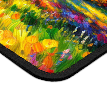 "Vibrant Springtime Sky" - The Alien Gaming Mouse Pad Fauvism Style