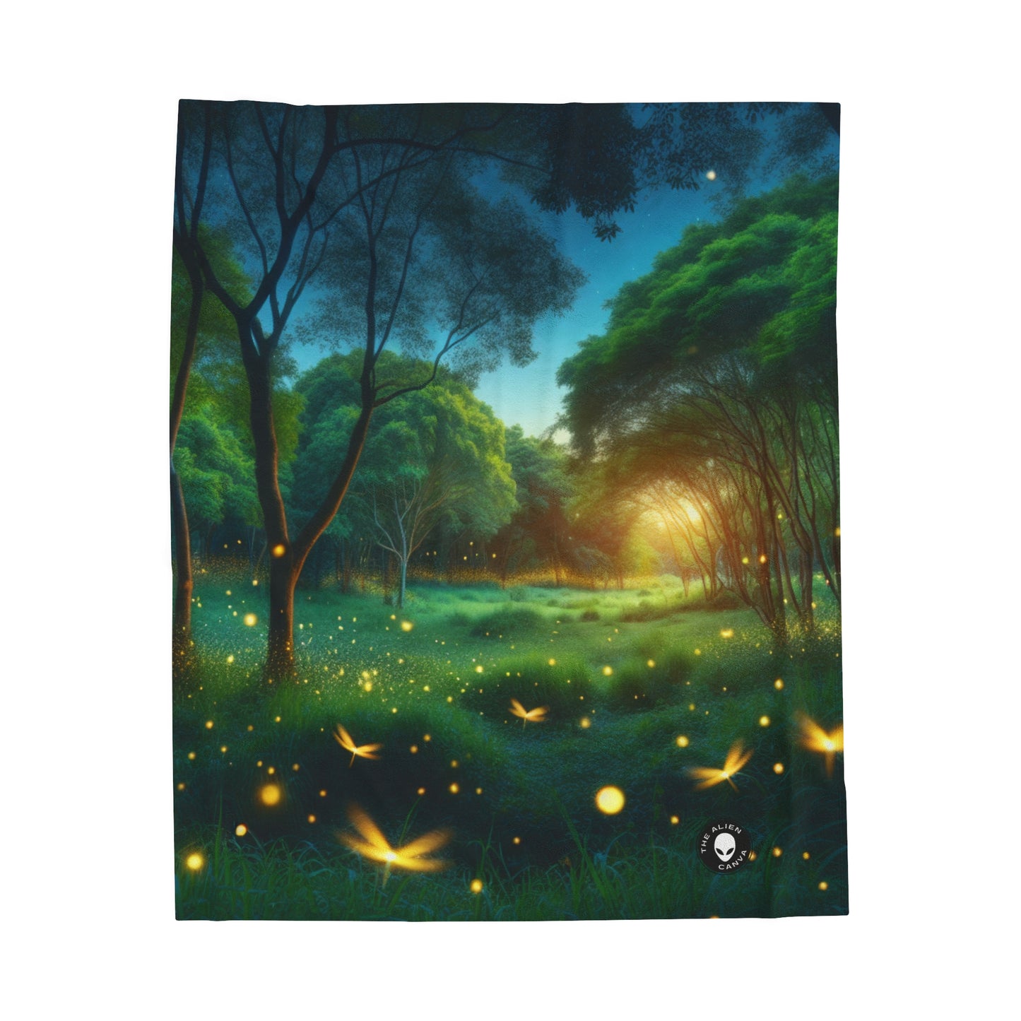 "Firefly Dusk" - The Alien Velveteen Plush Blanket