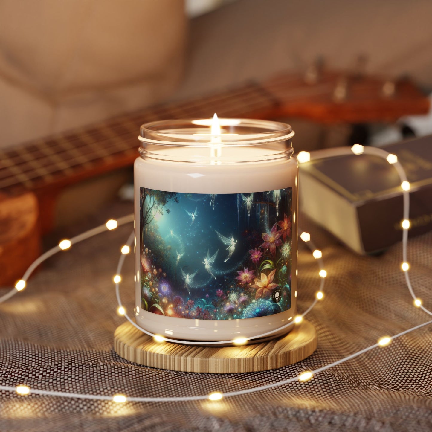 "Enchanted Moonlit Flower Forest" - The Alien Scented Soy Candle 9oz