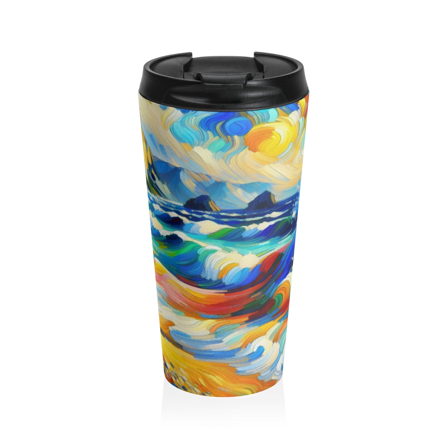 "The Fauvist Shore" - The Alien Mug de voyage en acier inoxydable Fauvisme