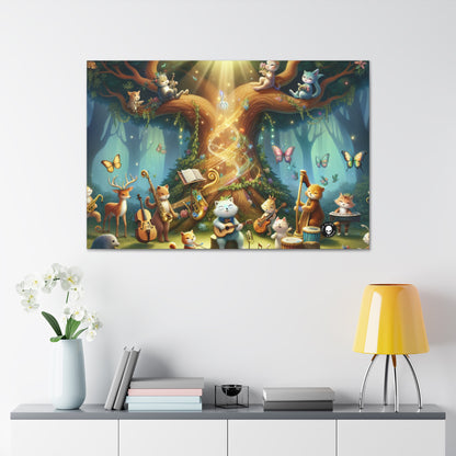 "Enchanted Forest Jam" - L'Alien Canva