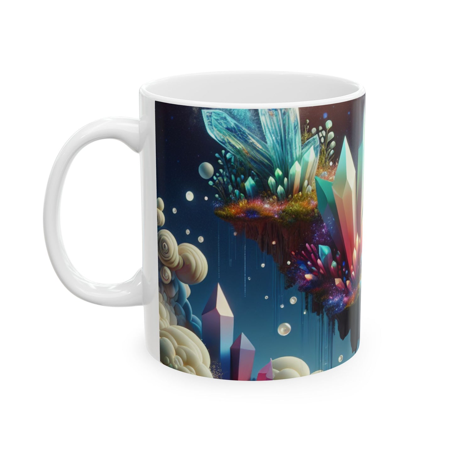 Taza de cerámica de 11 oz de Dreamscape Delights - The Alien