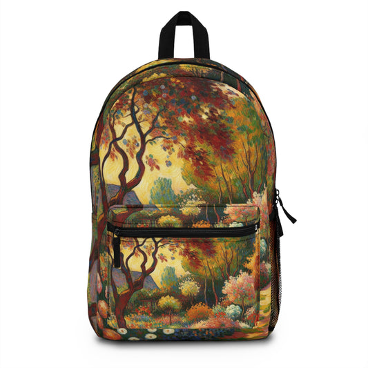 "Fauvist Garden Oasis" - The Alien Backpack Fauvism Style