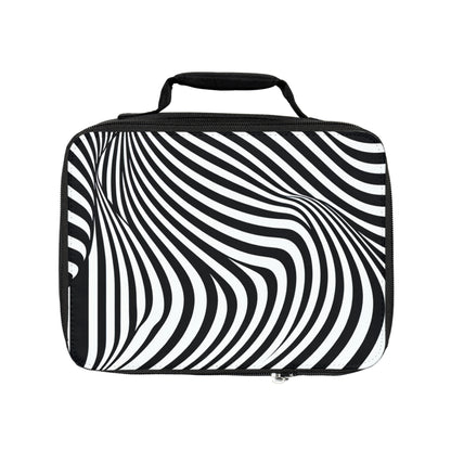 "Optical Illusion Wave" - The Alien Lunch Bag Op Art Style